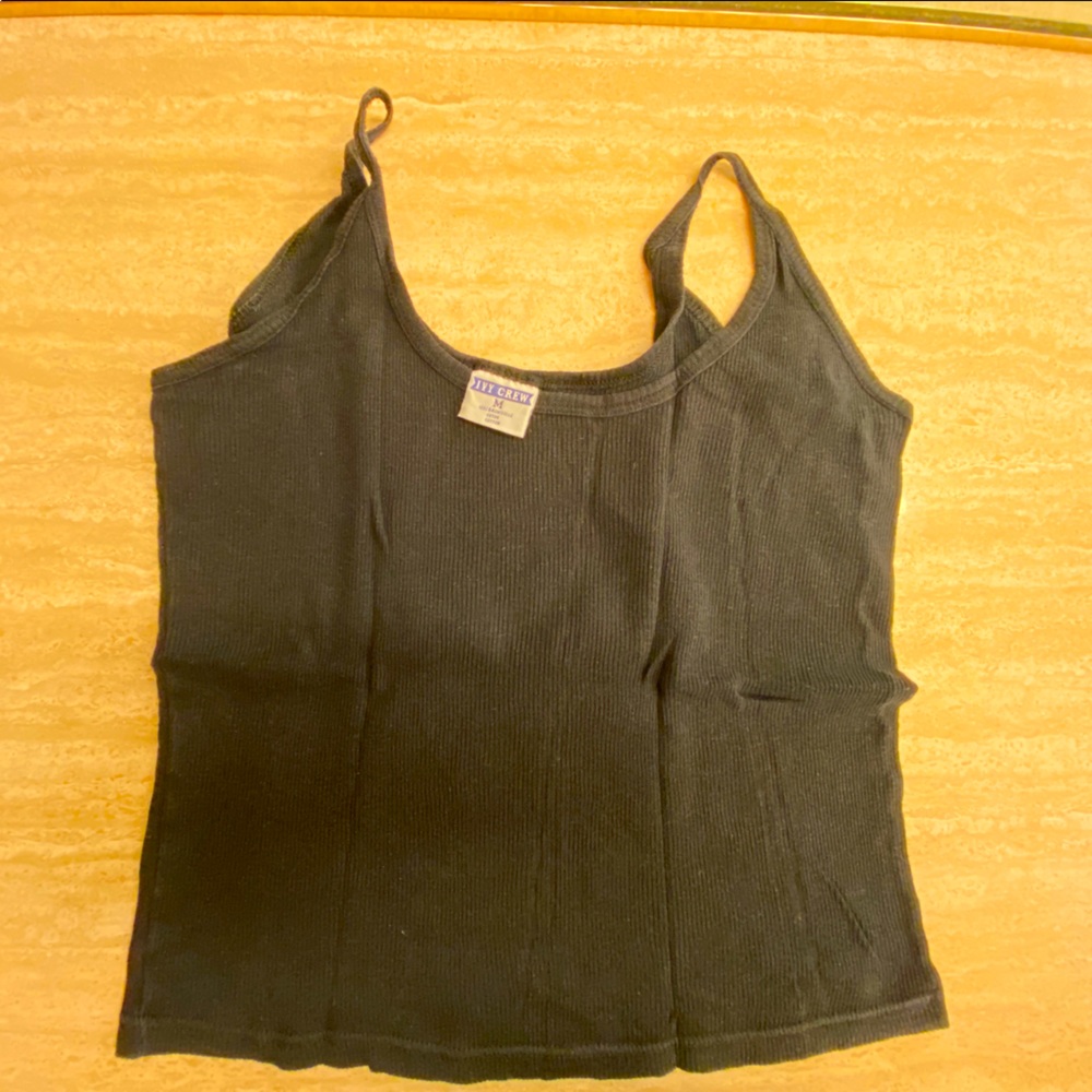 Ivy Crew Medium Tank top in black.